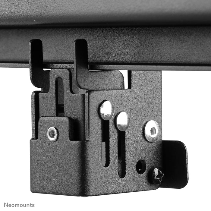 Neomounts LED-VW2500 zwart1 est un support mural plat pour mur vidéo pour écrans jusqu'à 75 pouces (191 cm), pour montage horizontal et vertical - Noir