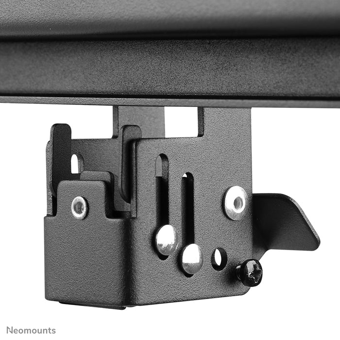 Neomounts LED-VW2500 zwart1 est un support mural plat pour mur vidéo pour écrans jusqu'à 75 pouces (191 cm), pour montage horizontal et vertical - Noir
