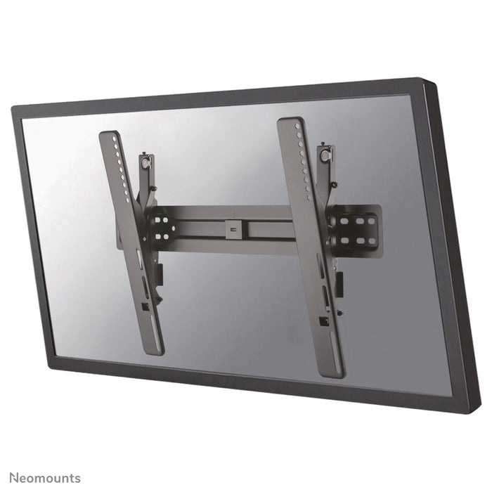 Neomounts LED-W650 noir est un support mural inclinable pour écrans plats jusqu'à 75 pouces.