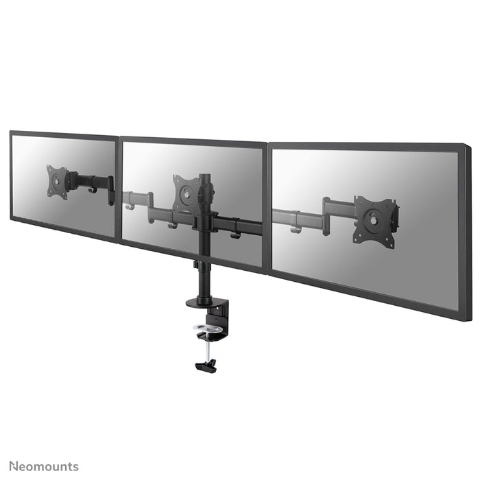 Neomounts NM-D135D3 noir est un support de bureau pour 3 écrans plats jusqu'à 27 pouces (69 cm).