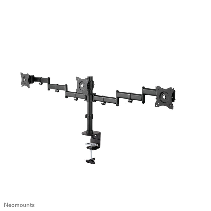 Neomounts NM-D135D3 noir est un support de bureau pour 3 écrans plats jusqu'à 27 pouces (69 cm).