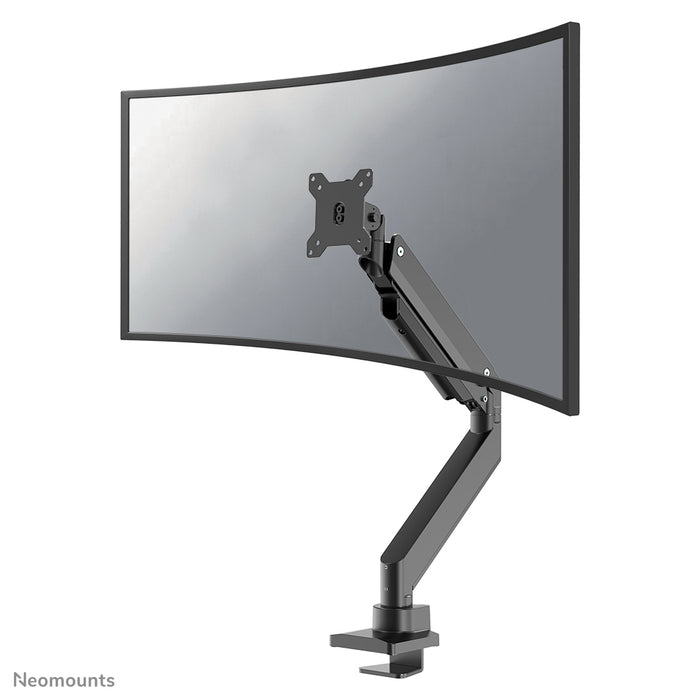 Neomounts NM-D775 zwartPLUS est un support de bureau à gaz pour moniteurs incurvés jusqu'à 49 pouces (124 cm) - Noir