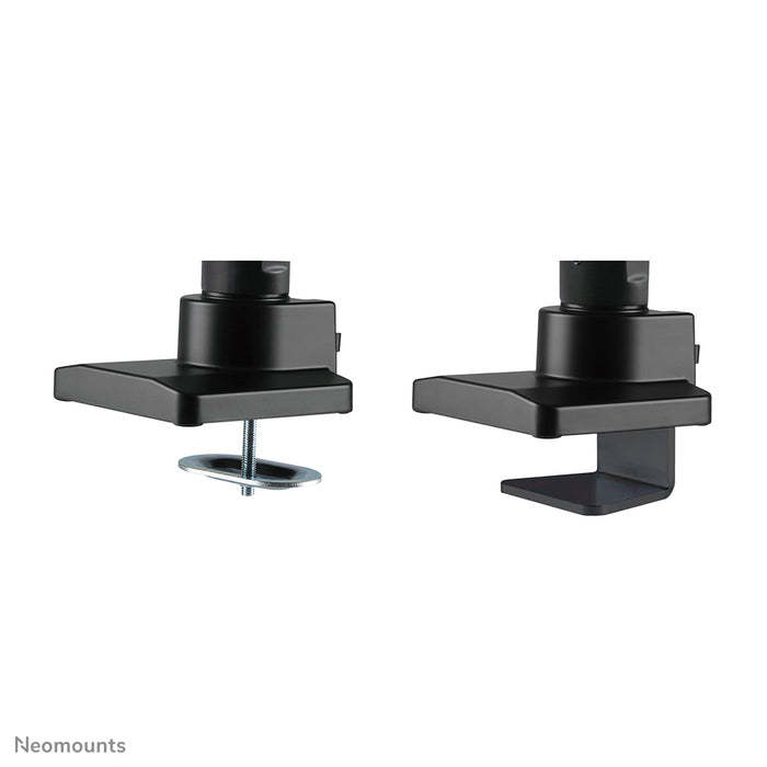 Neomounts NM-D775 zwartPLUS est un support de bureau à gaz pour moniteurs incurvés jusqu'à 49 pouces (124 cm) - Noir