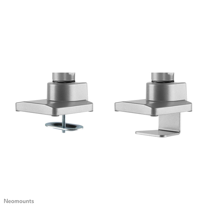 Neomounts NM-D775 argent est un support de bureau à vérin à gaz pour écrans plats jusqu'à 32 pouces (81 cm) - Argent