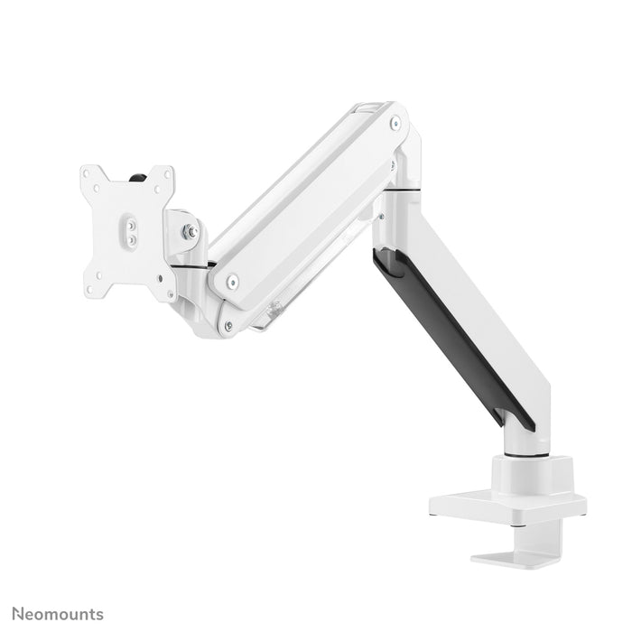 Neomounts NM-D775 blanc est un support de bureau à vérin à gaz pour écrans plats jusqu'à 32 pouces (81 cm) - Blanc