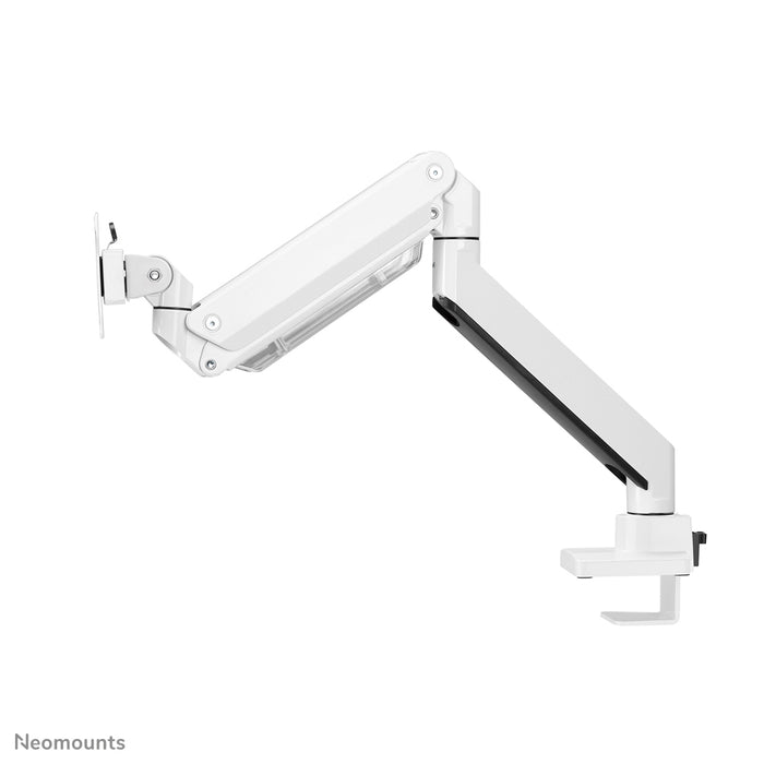 Neomounts NM-D775 blanc est un support de bureau à vérin à gaz pour écrans plats jusqu'à 32 pouces (81 cm) - Blanc