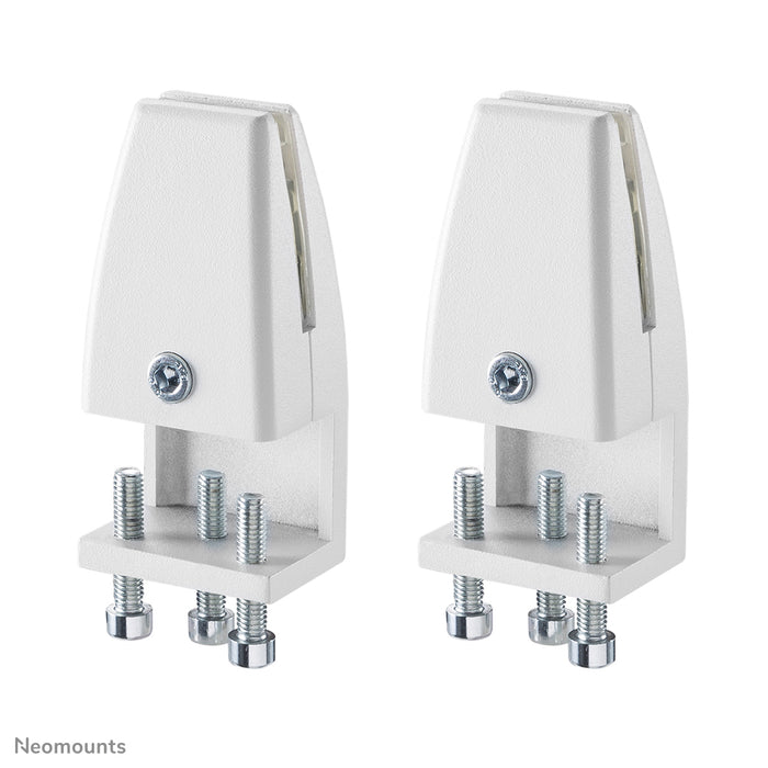 Set de pinces de bureau Neomounts 8-25 mm - Blanc