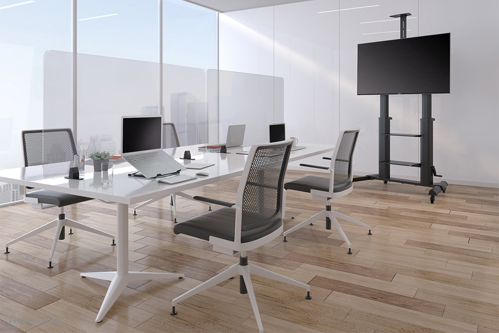 Ensemble de pinces de bureau Neomounts avec pied de table - Noir