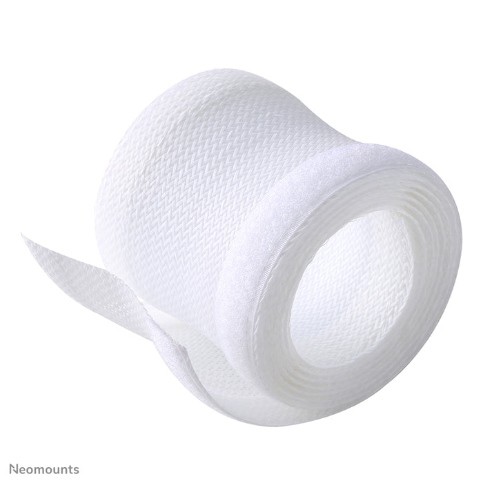 Neomounts NS-CS200 blanc est une gaine de câble flexible (Longueur : 200 cm, Largeur 8,5 cm) - Blanc