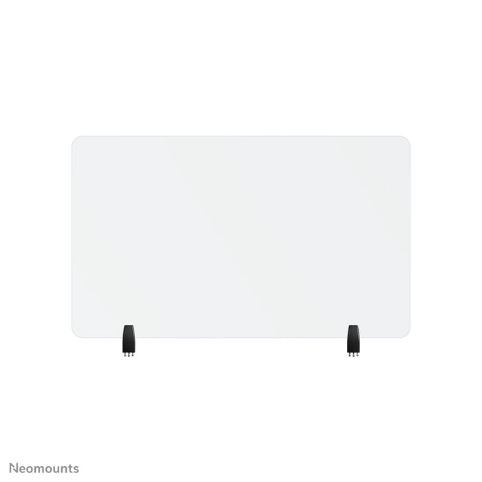 Neomounts NS-GLSPROTECT100 est un écran en verre durable de 100 cm offrant une protection contre la distance sur le lieu de travail - Verre trempé, transparent, 100 % recyclable