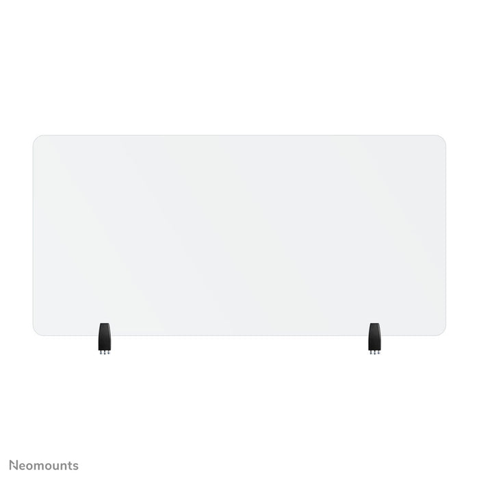Neomounts NS-GLSPROTECT140 est un écran en verre durable de 138 cm offrant une protection contre la distance sur le lieu de travail - Verre trempé, transparent, 100 % recyclable