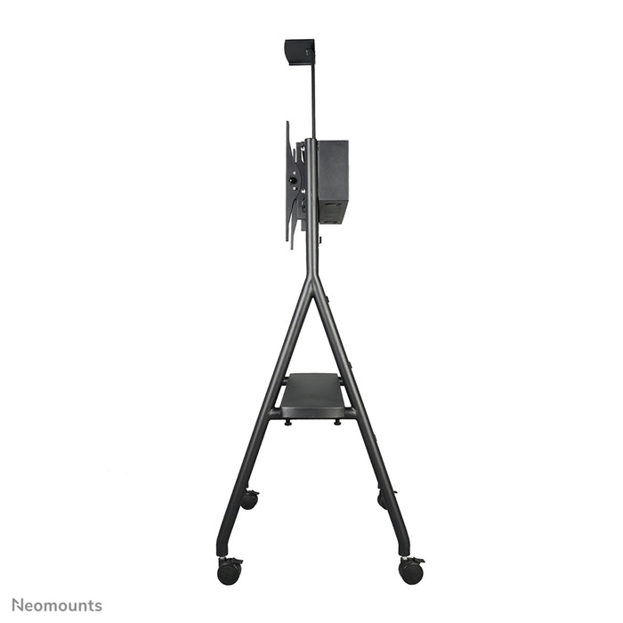 Neomounts NS-M1500black est un meuble mobile pour écrans plats jusqu'à 65 pouces (165 cm). Incl. plateau pour ordinateur portable - Noir