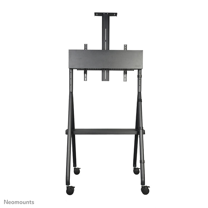 Neomounts NS-M1500black est un meuble mobile pour écrans plats jusqu'à 65 pouces (165 cm). Incl. plateau pour ordinateur portable - Noir