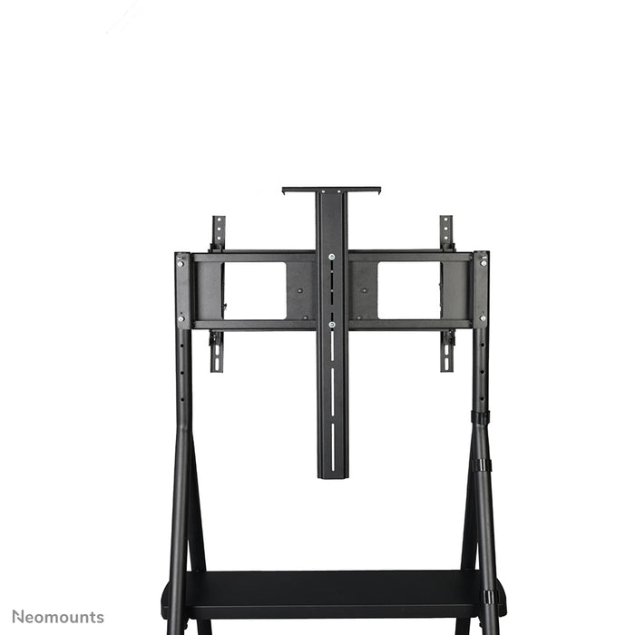 Neomounts NS-M1500black est un meuble mobile pour écrans plats jusqu'à 65 pouces (165 cm). Incl. plateau pour ordinateur portable - Noir