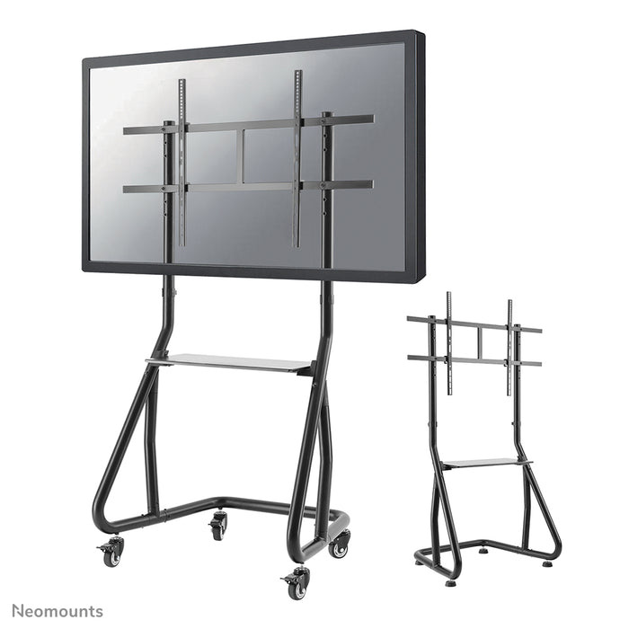 Neomounts NS-M3800 noir est un meuble mobile pour écrans plats jusqu'à 100 pouces (254 cm).