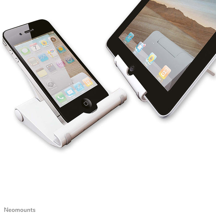 Neomounts NS-MKIT100 est un support de bureau universel pour une tablette ou un smartphone.