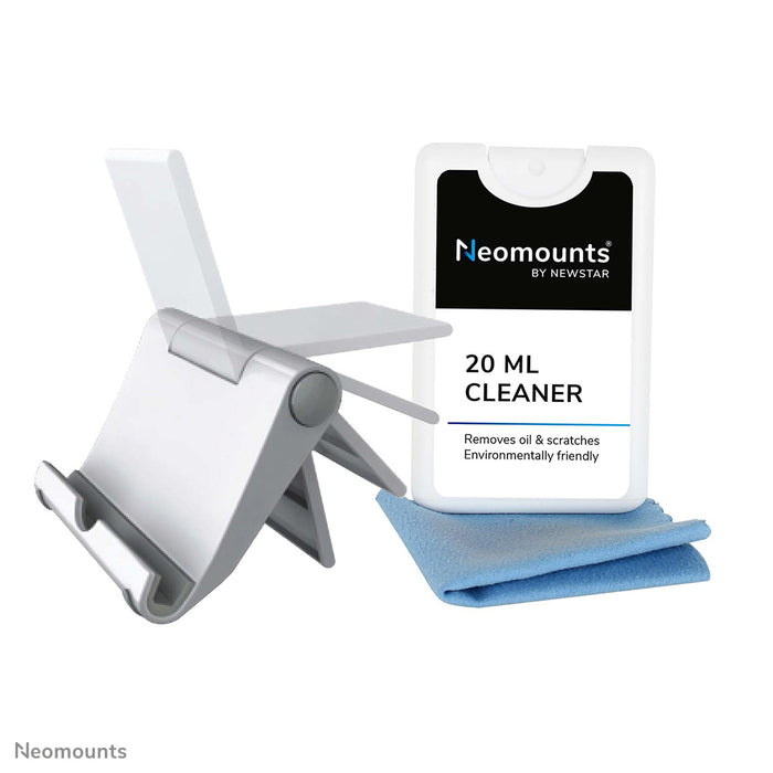 Neomounts NS-MKIT100 est un support de bureau universel pour une tablette ou un smartphone.