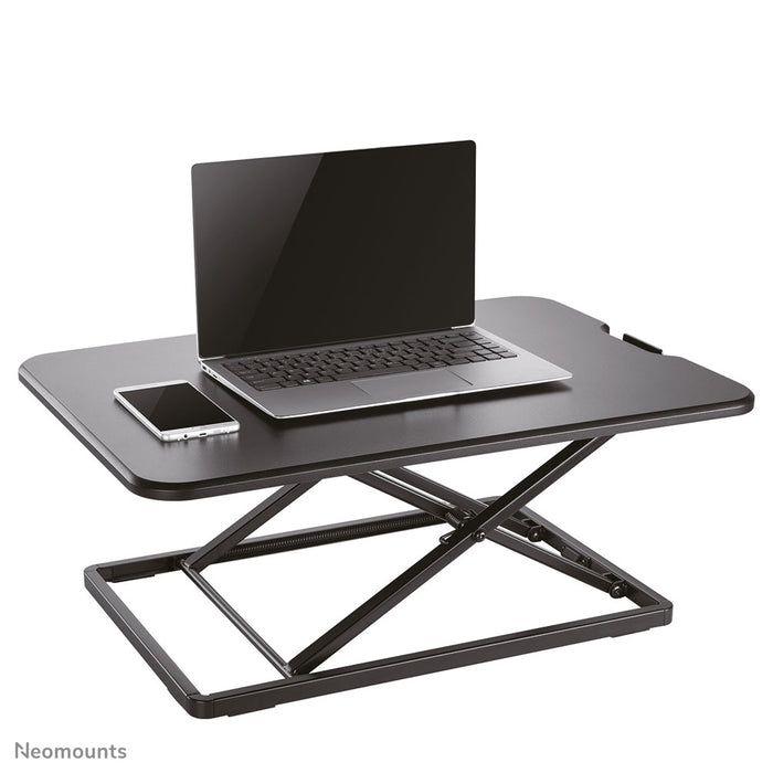 poste de travail assis-debout ultra plat - Noir