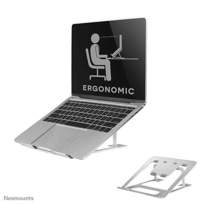 Support pliable pour ordinateur portable Neomounts - Argenté