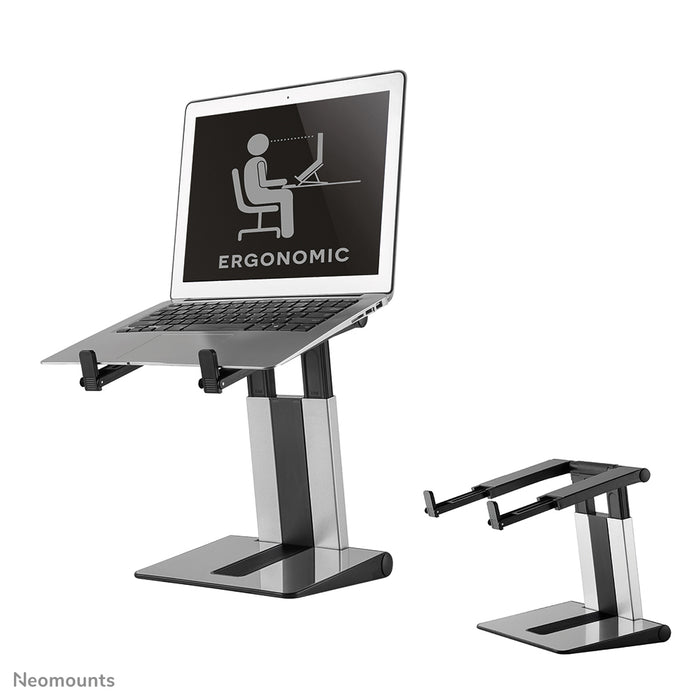 Support pliable pour ordinateur portable Neomounts - Argent/ noir