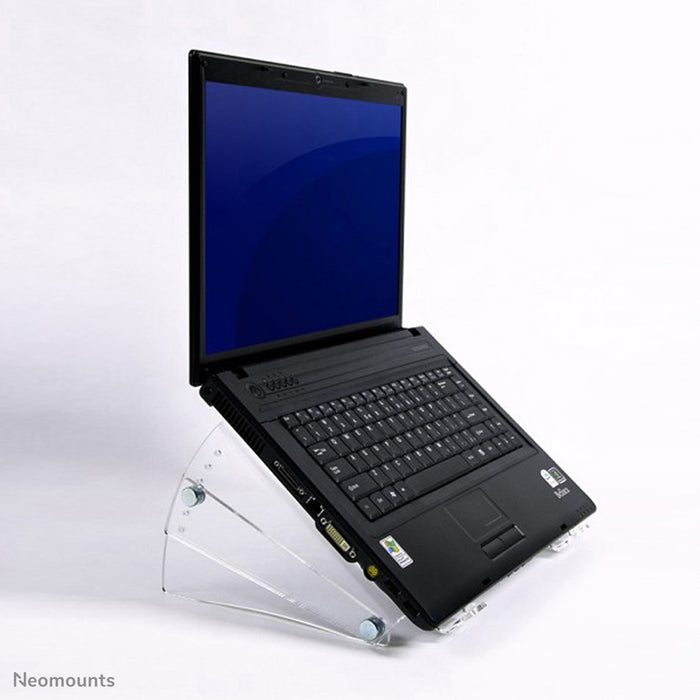 Neomounts NSNOTEBOOK300 est un support en acrylique pour ordinateurs portables.