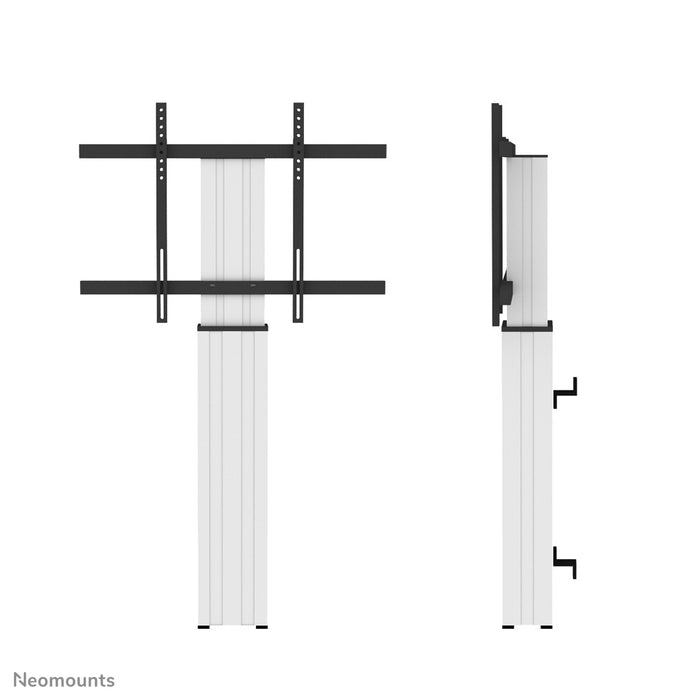 Neomounts PLASMA-W2250 argent est un support mural motorisé pour écrans jusqu'à 100 pouces.