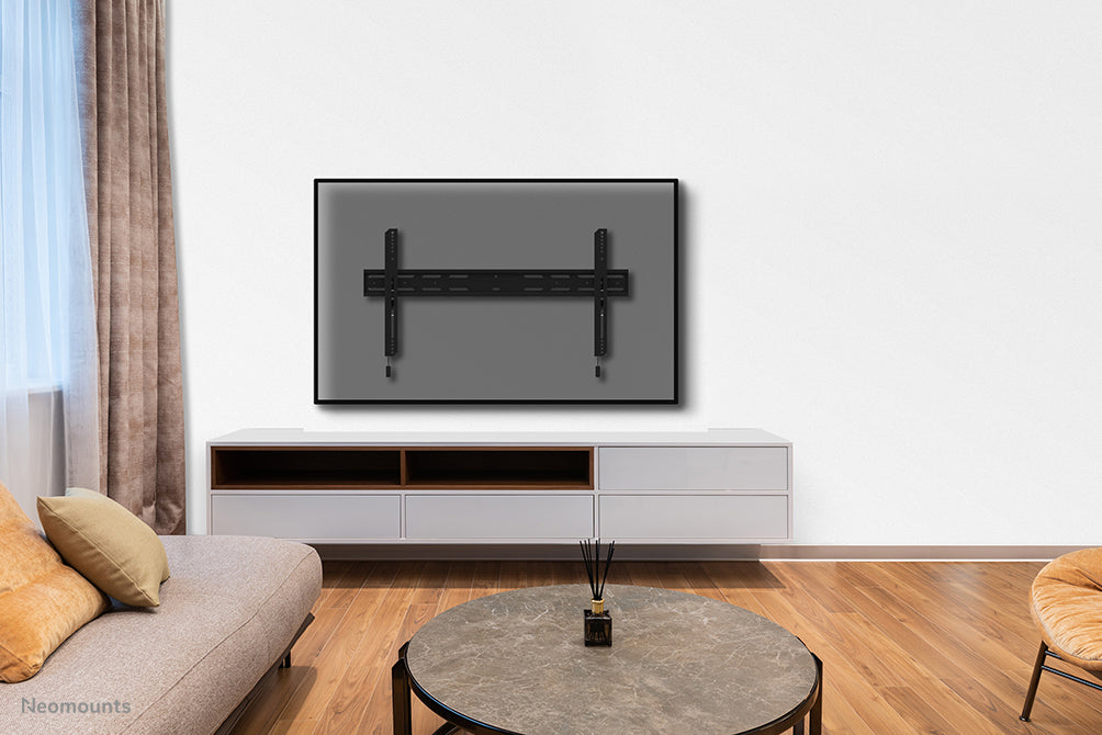 Neomounts WL30S-850BL18 support mural plat pour écrans de 43 à 86 pouces - Noir