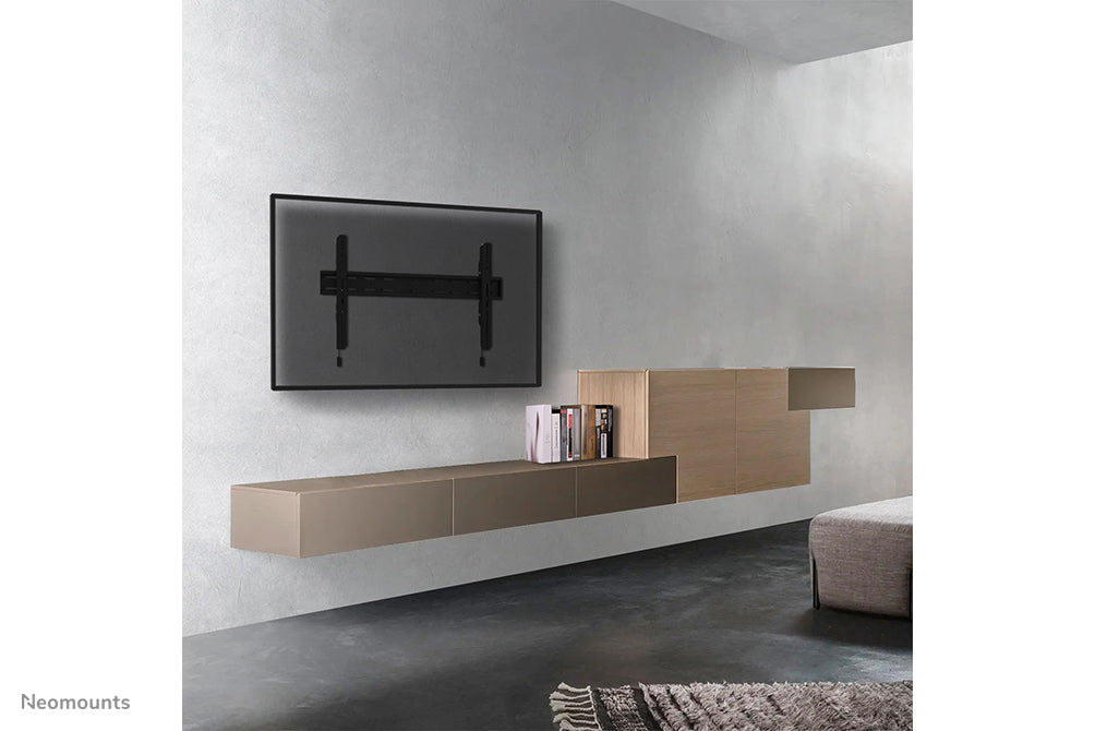 Neomounts WL30S-850BL18 support mural plat pour écrans de 43 à 86 pouces - Noir