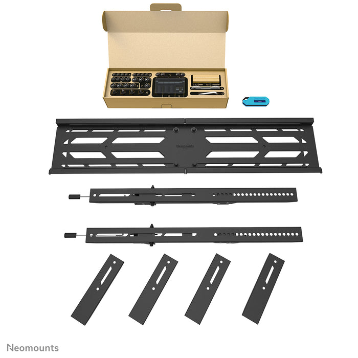 Neomounts WL30S-950BL19 support mural plat pour écrans de 55 à 110 pouces - Noir