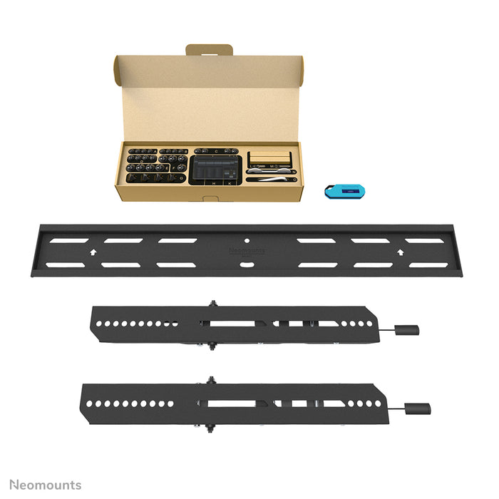 Support mural inclinable Neomounts WL35S-850BL16 pour écrans de 40 à 82 pouces - Noir