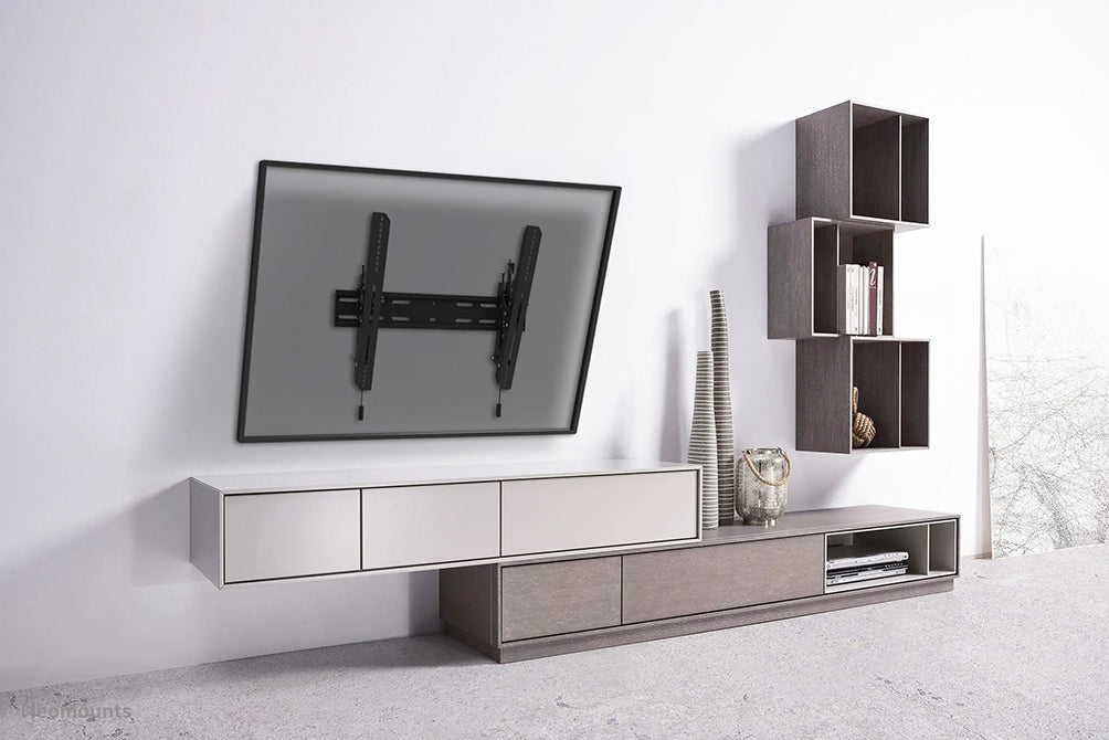 Support mural inclinable Neomounts WL35S-850BL16 pour écrans de 40 à 82 pouces - Noir