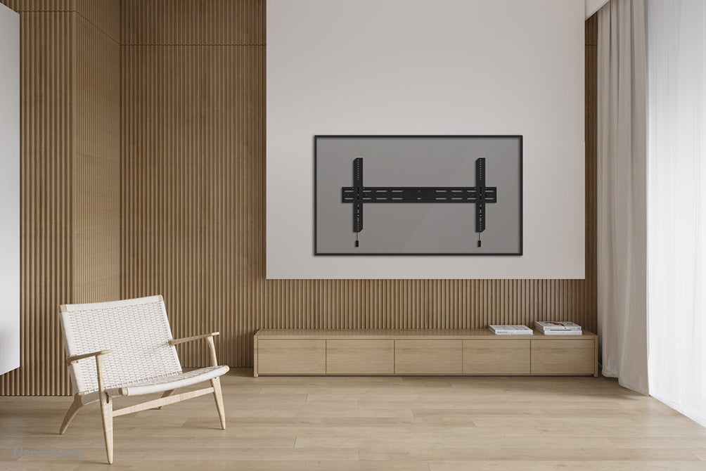 Support mural inclinable Neomounts WL35S-850BL18 pour écrans de 43 à 98 pouces - Noir