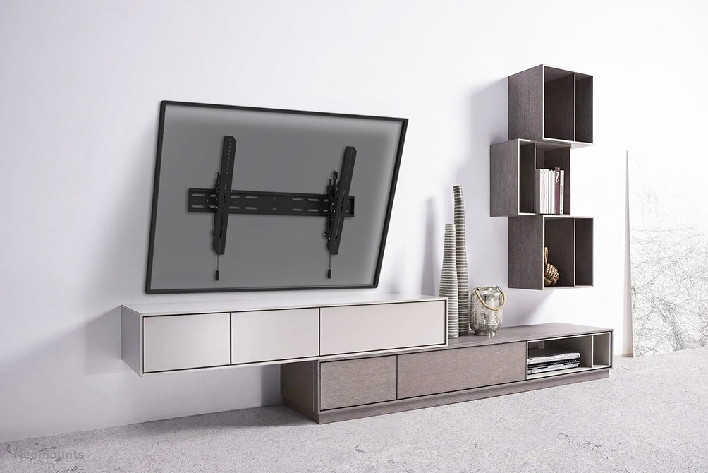 Support mural inclinable Neomounts WL35S-850BL18 pour écrans de 43 à 98 pouces - Noir