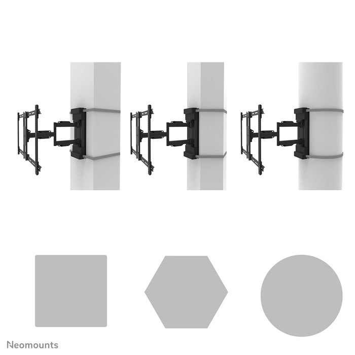 Neomounts WL40S-910BL16 support colonne à mouvement complet pour écrans de 40 à 70 pouces - Noir