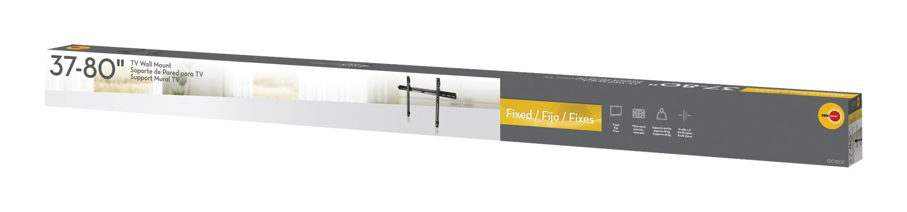 Support TV plat pour écrans jusqu'à 80"