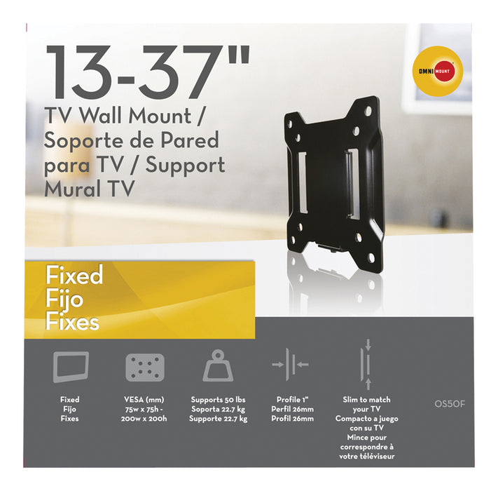 Support mural TV large pour écrans jusqu'à max. 37"