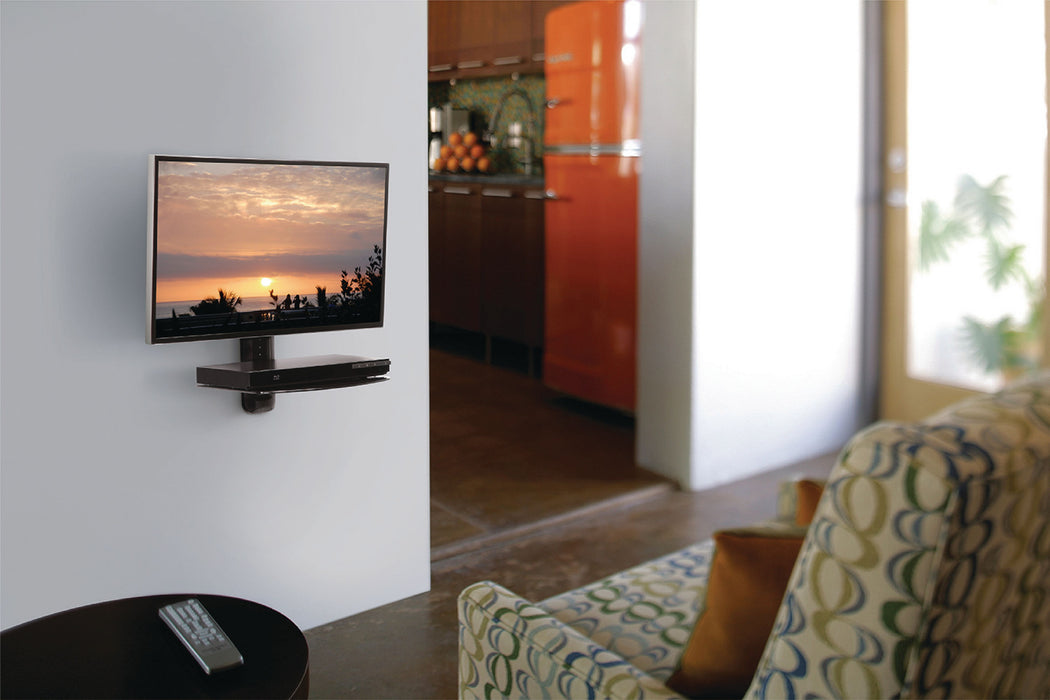 Plateau audio vidéo en verre 420 x 290 x 230 mm - 9,9 kg