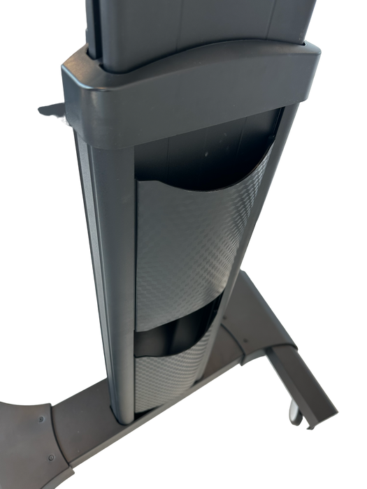 Support TV mobile Wolff jusqu'à 70 pouces | Universel | Hauteur réglable | Aluminium noir | VESA 800x600