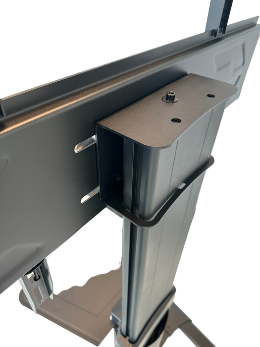 Support TV mobile Wolff jusqu'à 70 pouces | Universel | Hauteur réglable | Aluminium noir | VESA 800x600