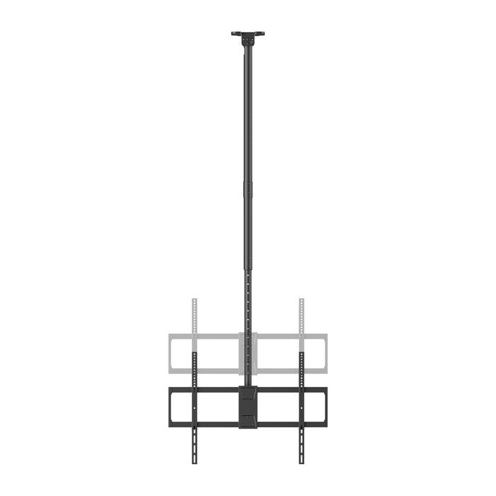 Support de plafond robuste réglable en hauteur 50-100 pouces et capacité de charge de 80 kg