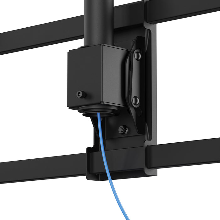 Support de plafond robuste réglable en hauteur 50-100 pouces et capacité de charge de 80 kg