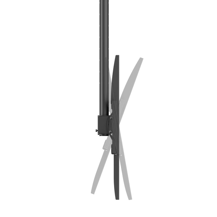 Support de plafond Heavy Duty XL avec double tube 60-120 pouces et capacité de charge de 120 kg