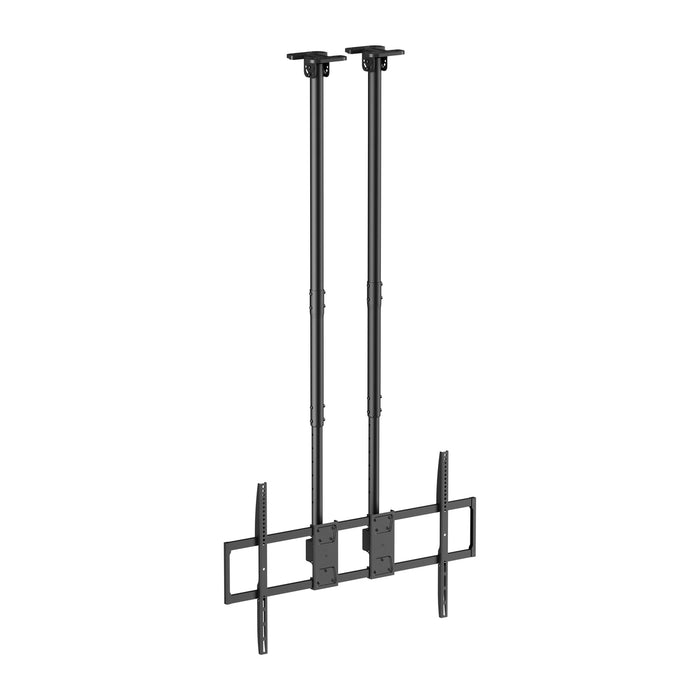 Support de plafond Heavy Duty XL avec double tube 60-120 pouces et capacité de charge de 120 kg