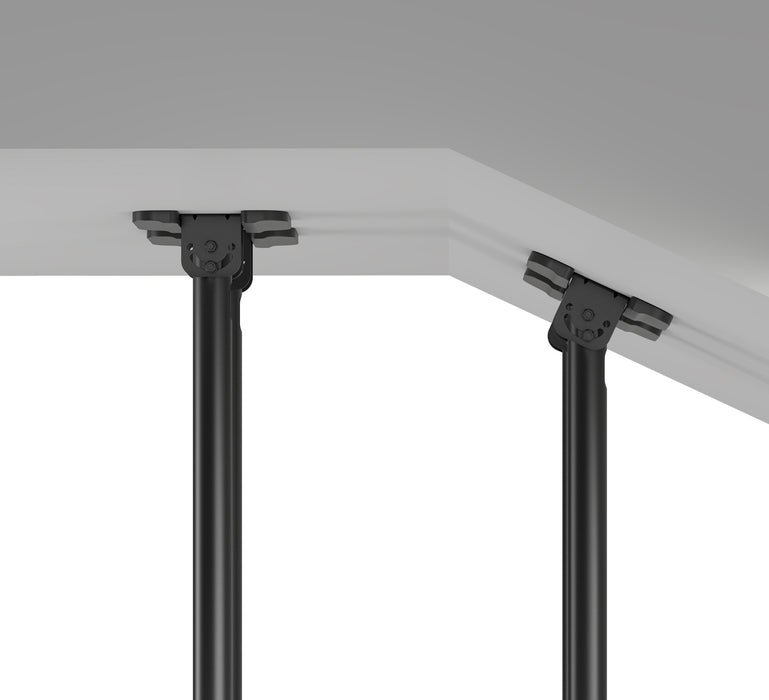 Support de plafond Heavy Duty XL avec double tube 60-120 pouces et capacité de charge de 120 kg