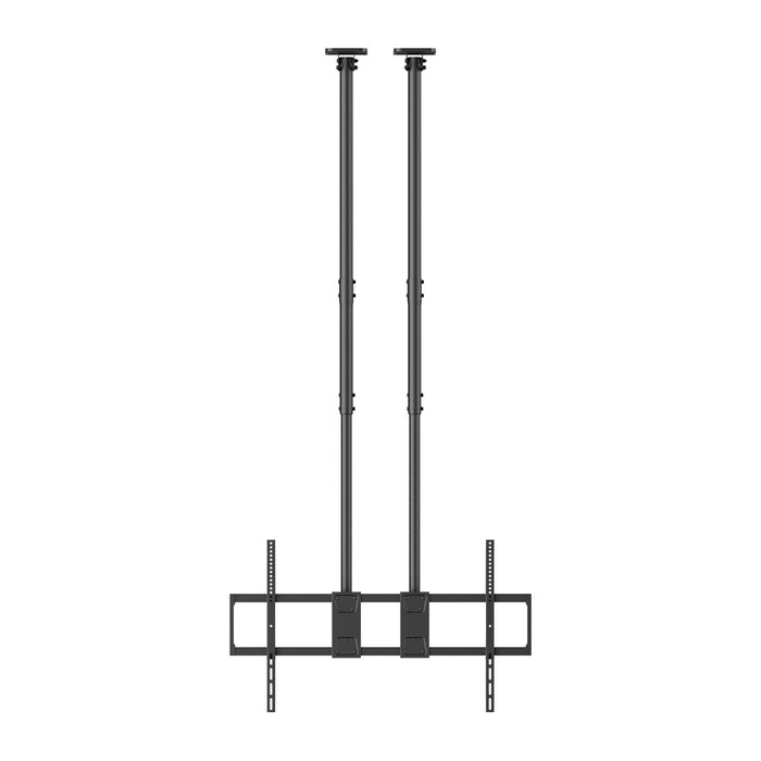 Support de plafond Heavy Duty XL avec double tube 60-120 pouces et capacité de charge de 120 kg