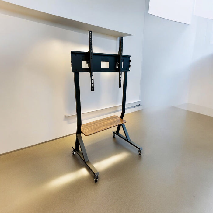Support TV mobile Wolff pour salon professionnel ou salle de réunion | Modèle élégant | VESA 800x400 | jusqu'à 75 pouces