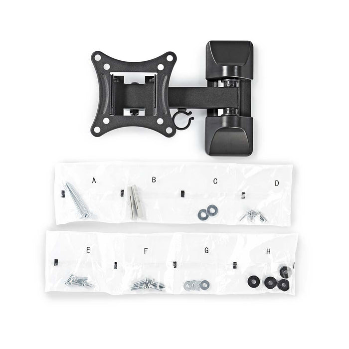 Support mural TV à mouvement complet | 13 - 27" | Max. 15 kg | 2 points d'articulation
