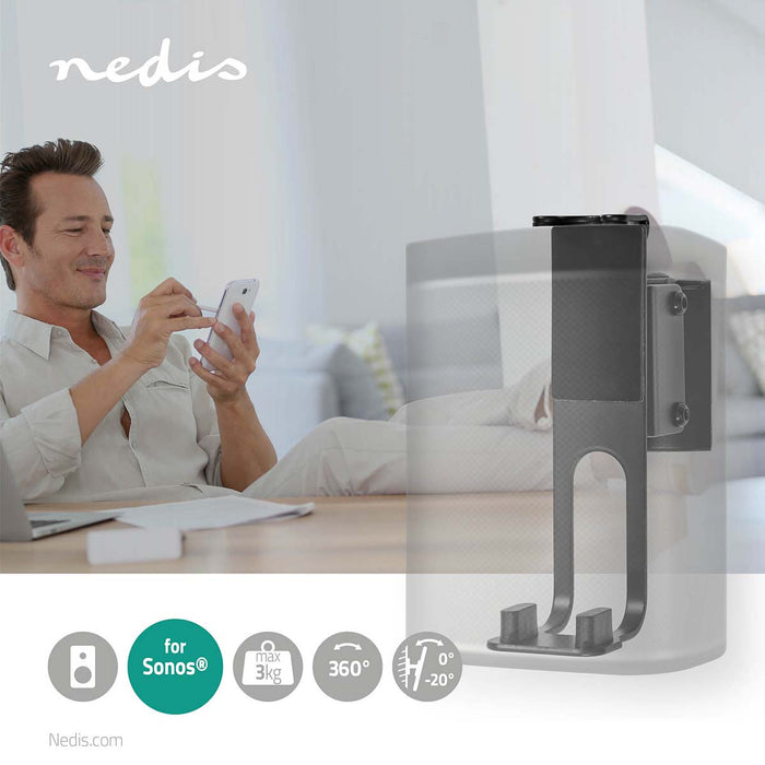 Support mural pour enceinte | Sonos® One ? / Sonos® Play:1