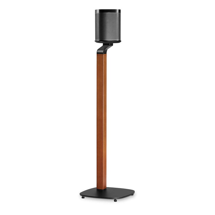 Support d'enceinte design scandinave pour Sonos One, One SL & PLAY:1 – Support en bois/métal avec gestion des câbles et amortissement des vibrations.