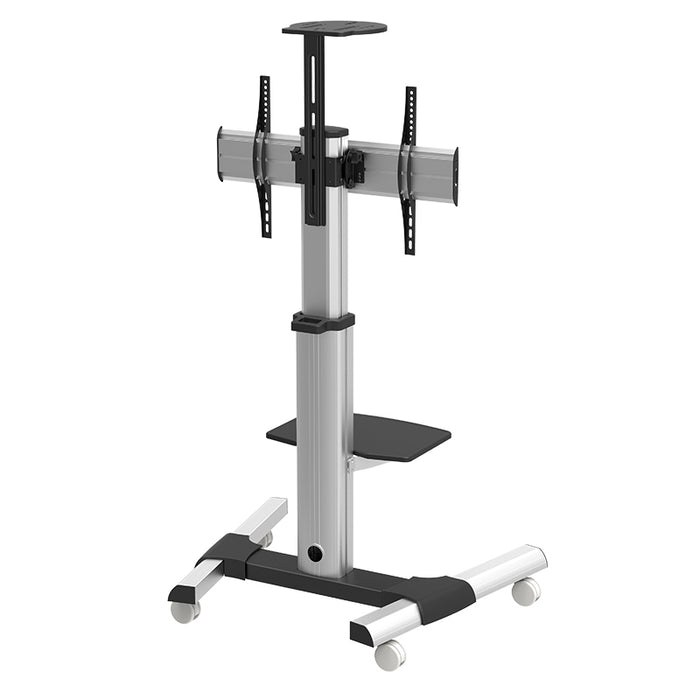 Support de sol mobile robuste Wolff Mount TV | Universel | Aluminium | Écrans jusqu'à 70 pouces | Hauteur 210 cm